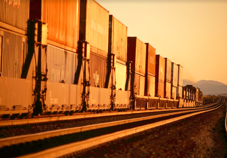 Freight Trains With Containers